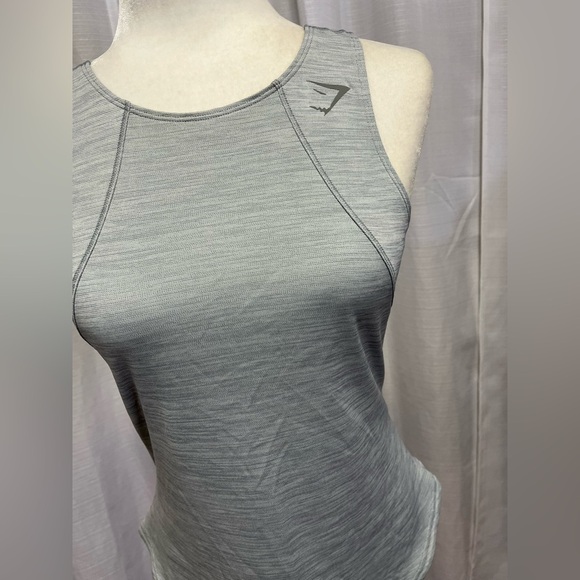 GymShark United speed tank in grey | size Medium - Picture 2 of 6